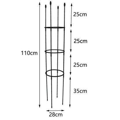 Stackable Garden Trellis Infinitely Spliceable Rose Trellis for Climbing Flowers Vegetable Indoor Outdoor Rustproof Trellis