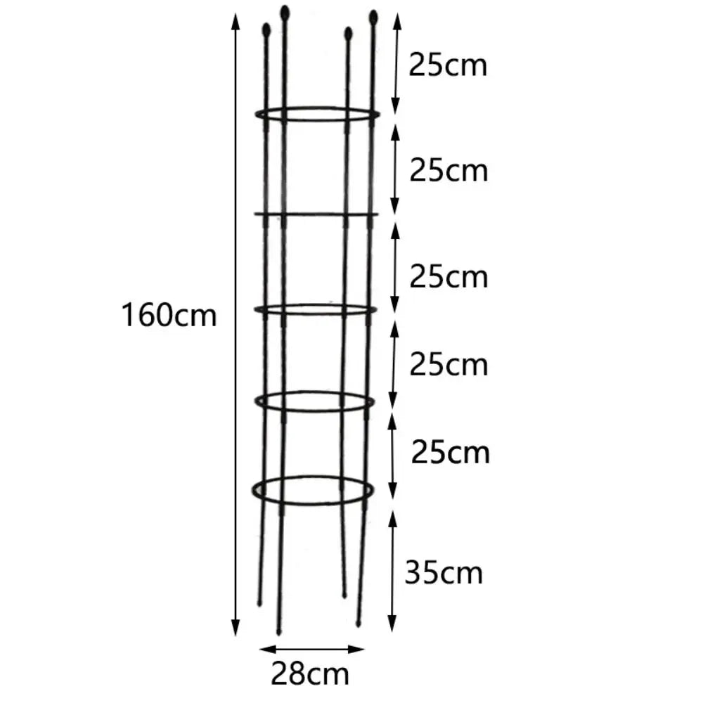 Stackable Garden Trellis Infinitely Spliceable Rose Trellis for Climbing Flowers Vegetable Indoor Outdoor Rustproof Trellis