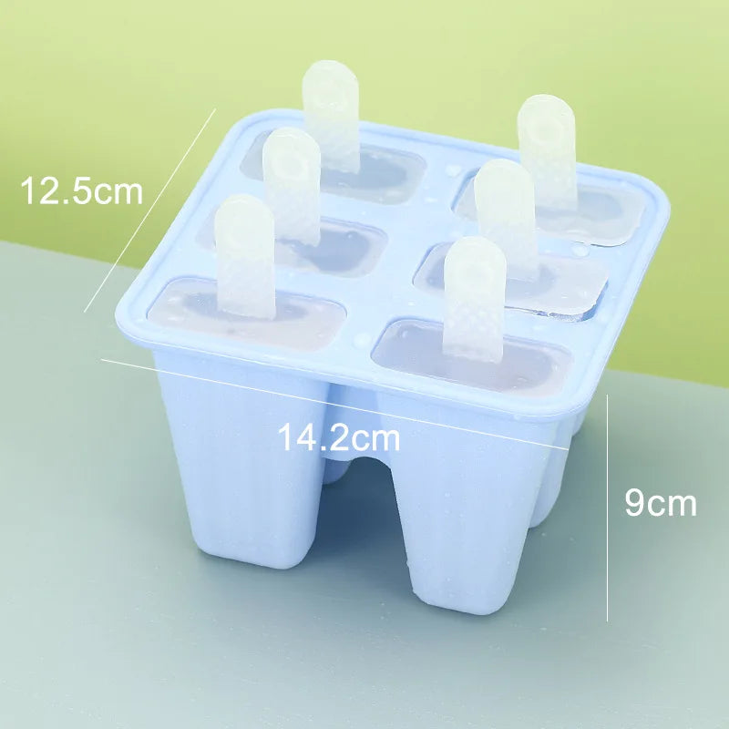 Popsicle Molds 6 Pieces Silicone Ice Pop Molds BPA Free Popsicle Mold Reusable Easy Release Ice Pop Make