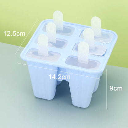 Popsicle Molds 6 Pieces Silicone Ice Pop Molds BPA Free Popsicle Mold Reusable Easy Release Ice Pop Make