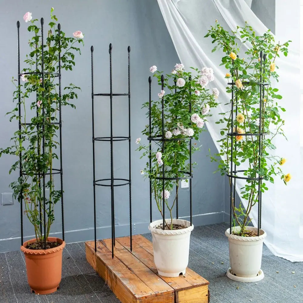 Stackable Garden Trellis Infinitely Spliceable Rose Trellis for Climbing Flowers Vegetable Indoor Outdoor Rustproof Trellis