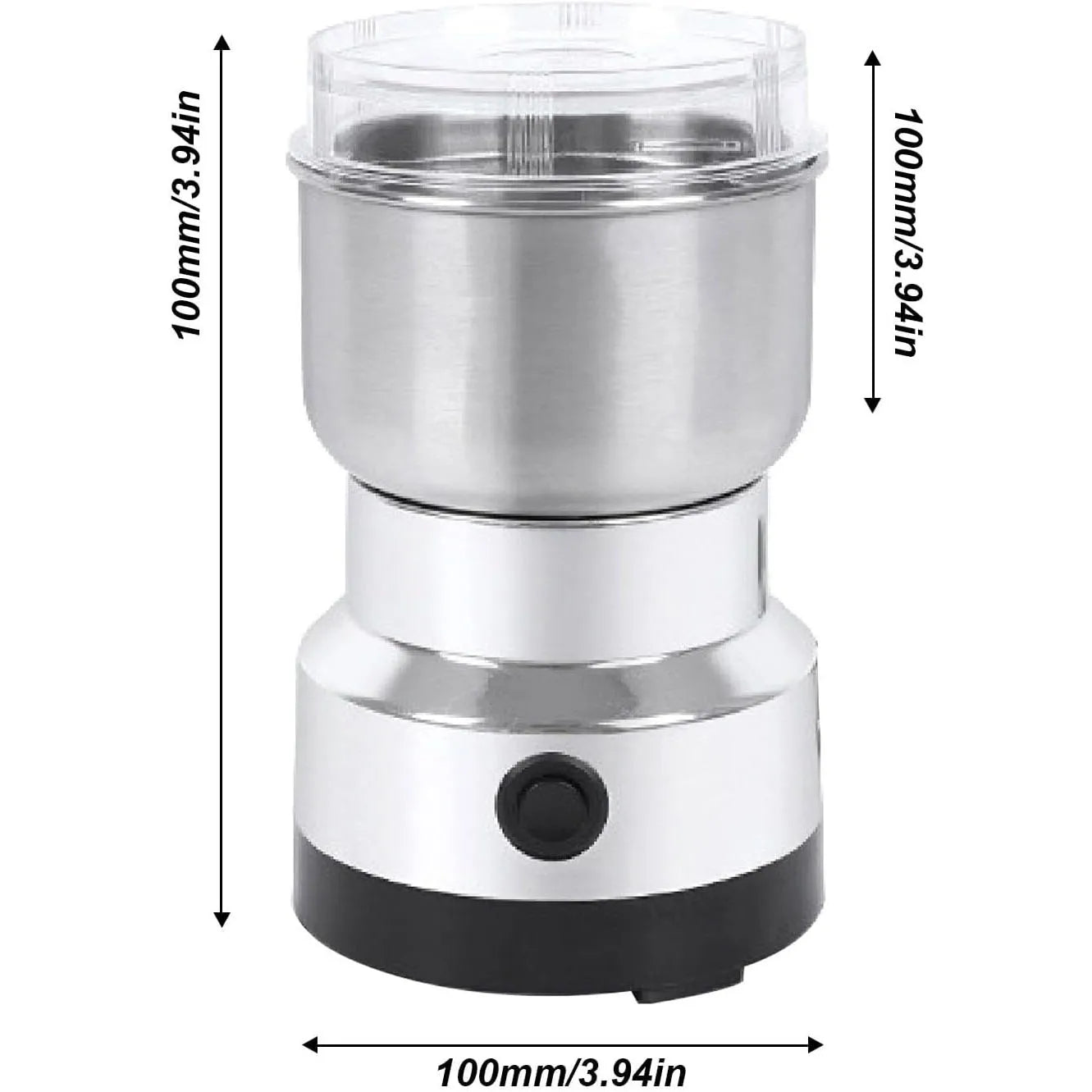 Electric Grinder Four Edged Blade Kitchen Cereal Nuts Beans Spices Grains Grinder Machine Multifunctional Home Coffee Grinder