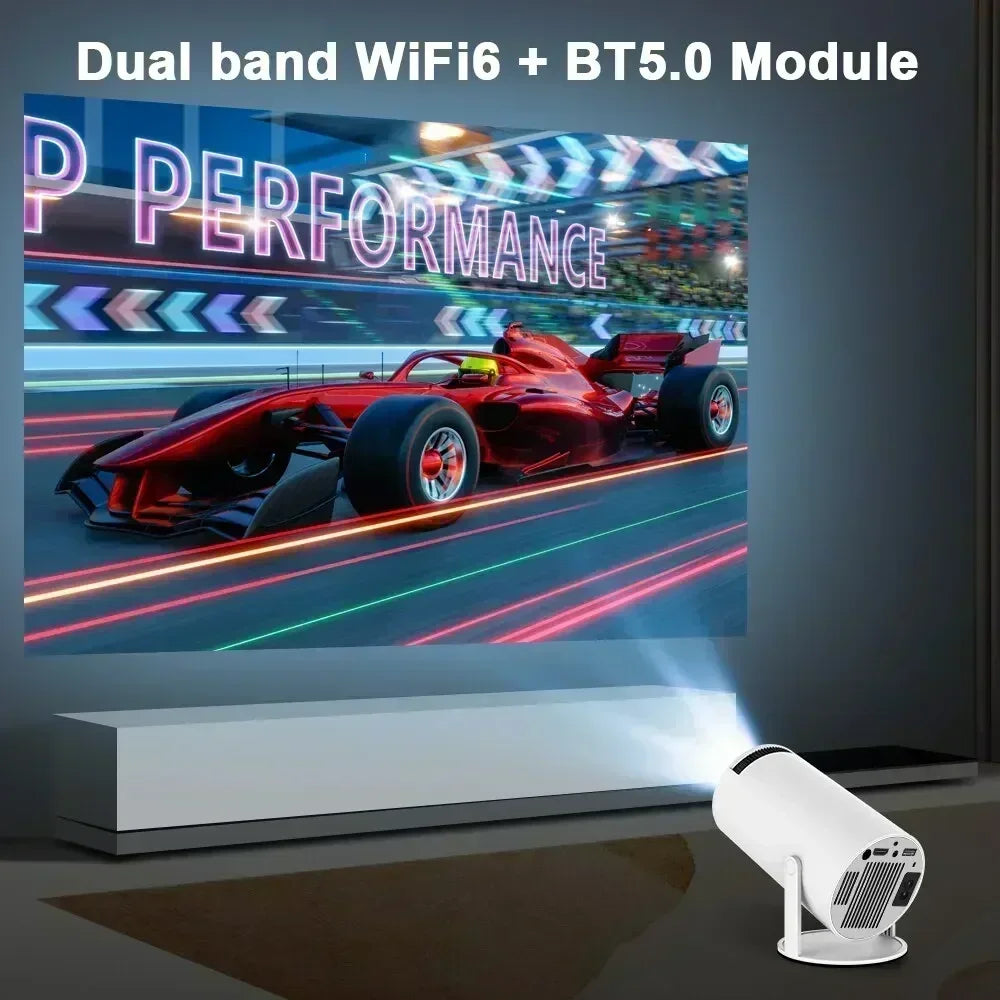 HY300 PRO 4K Projector Android 11 Dual Wifi6 260ANSI Allwinner H713 BT5.0 1080P 1280X720P Home Theater Outdoor Beamer