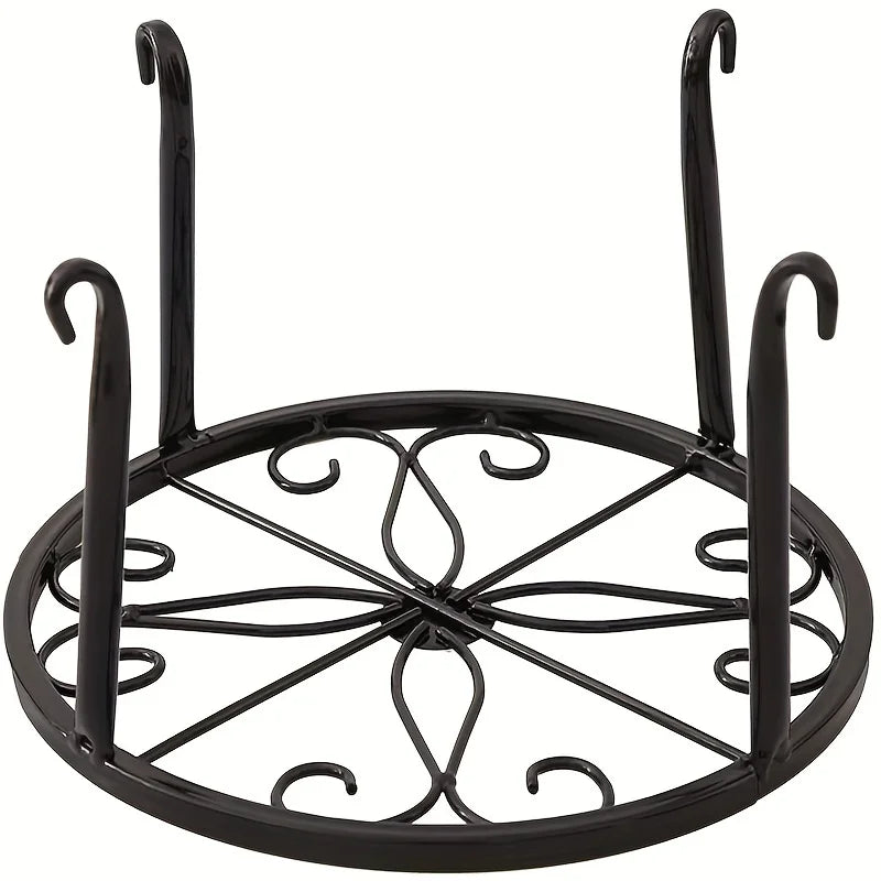 1Pcs Heavy Duty Metal Rustproof Iron Plant Stand - Perfect for Indoor/Outdoor Garden Planters & Pots!